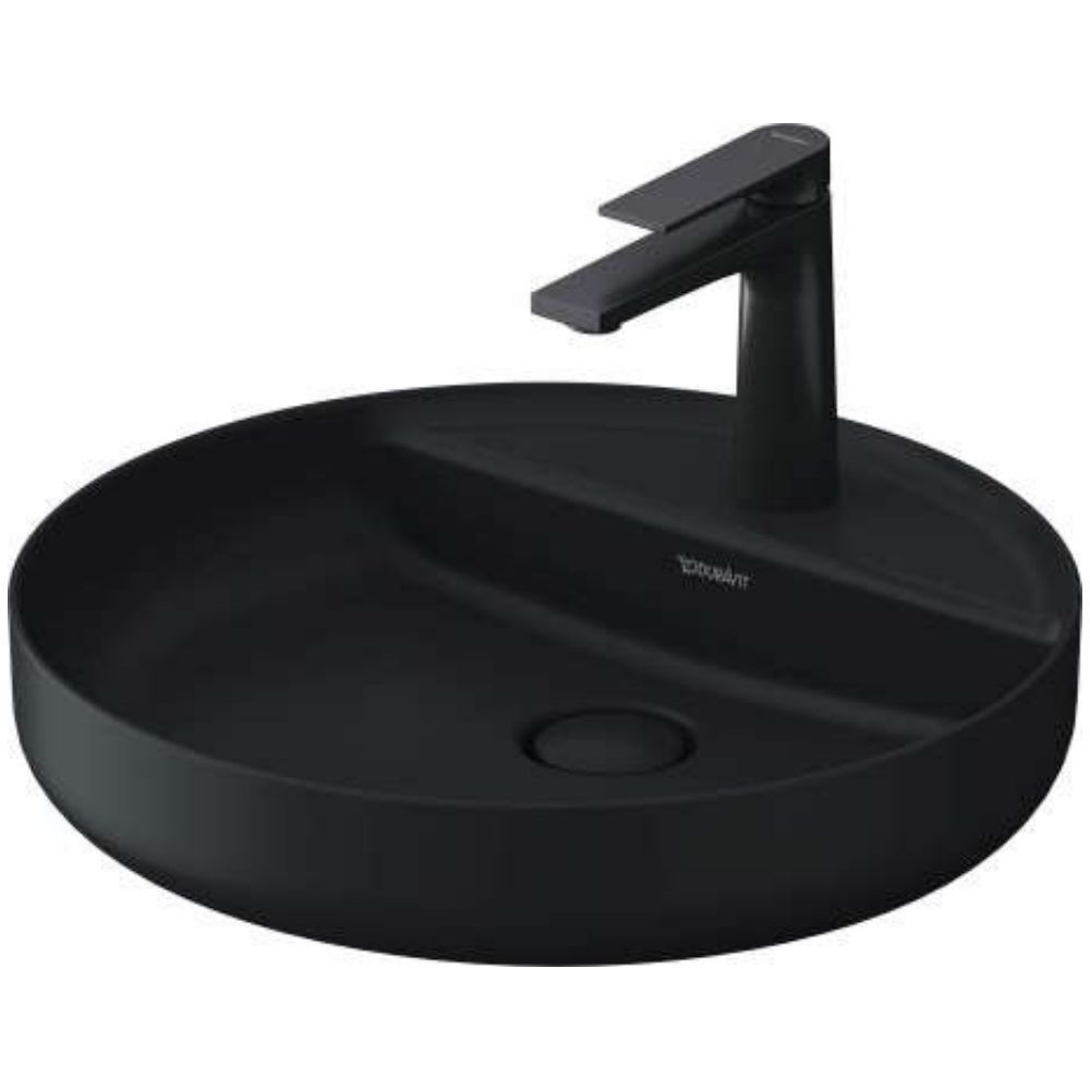 Duravit Dark Grey Matt Round Wash Basin